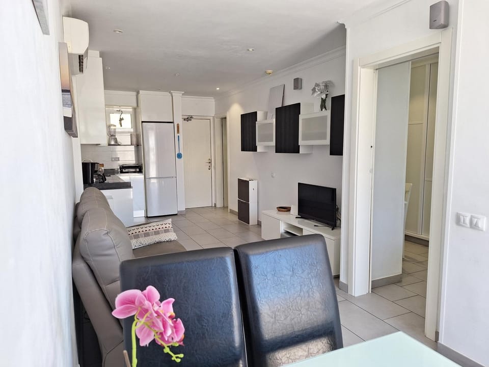 Living room, kitchen