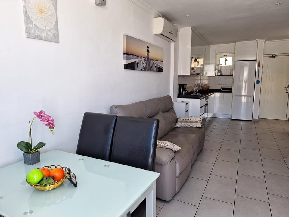 Living room, kitchen