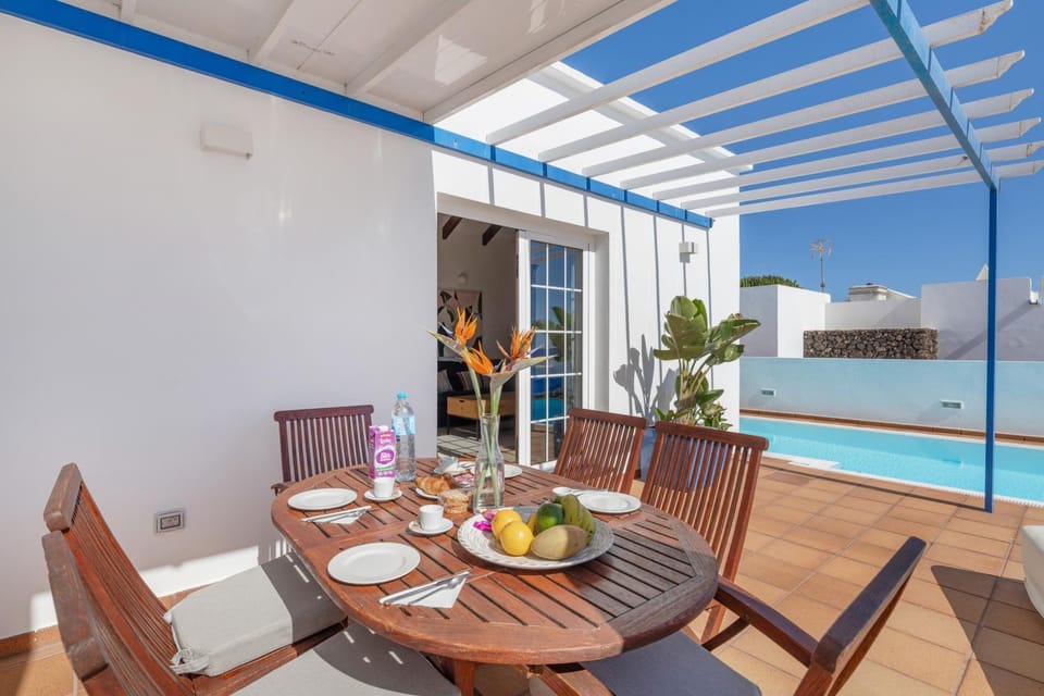 Property building, Living room, Swimming pool