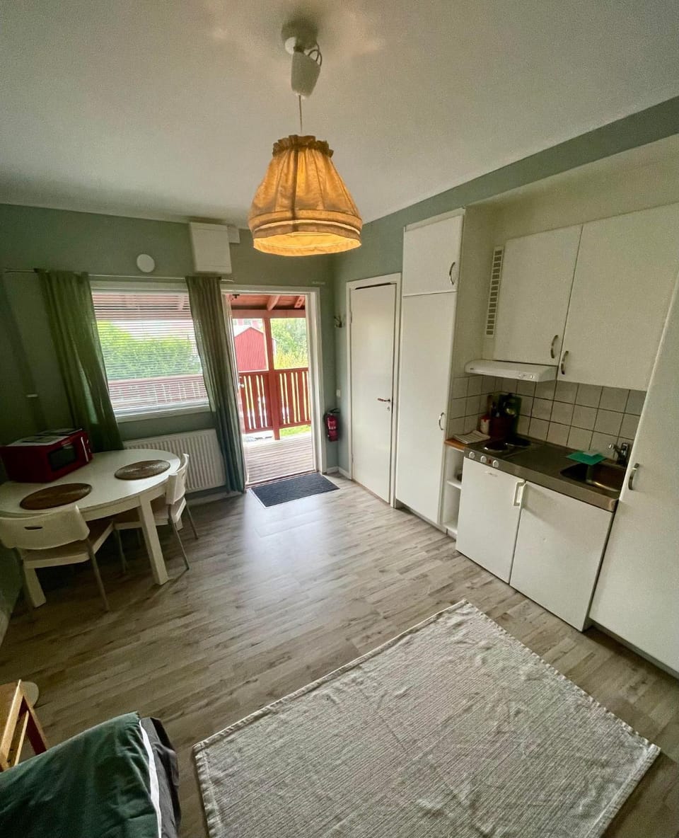 Kitchen or kitchenette, Living room, Dining area