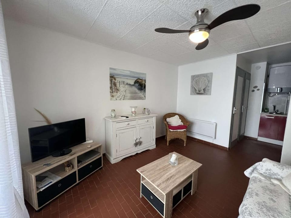 Studio Calme 2 Pers. à 100m Plage avec Parking Privé - FR-1-702-25 Apartment in Agde