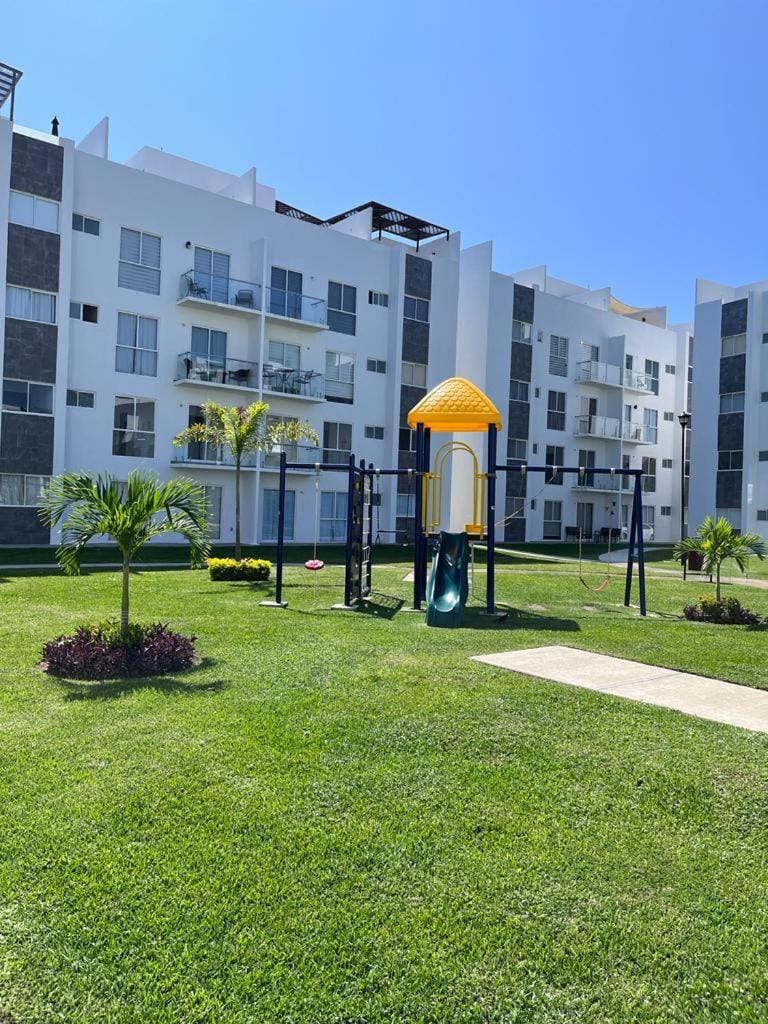Property building, Day, Children play ground, Garden, Garden view, Entertainment