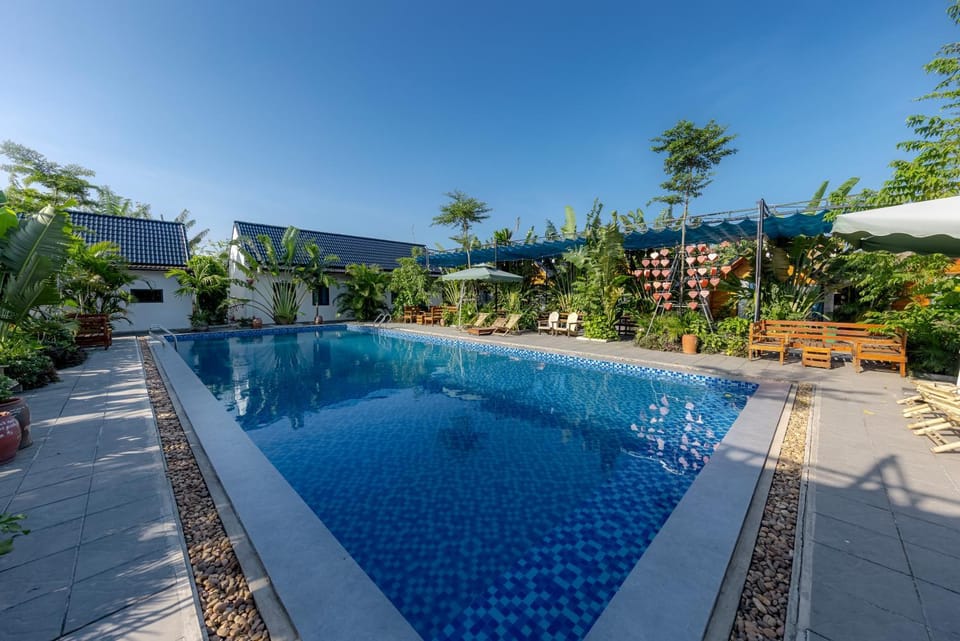 Garden, Garden view, Pool view, Swimming pool, sunbed