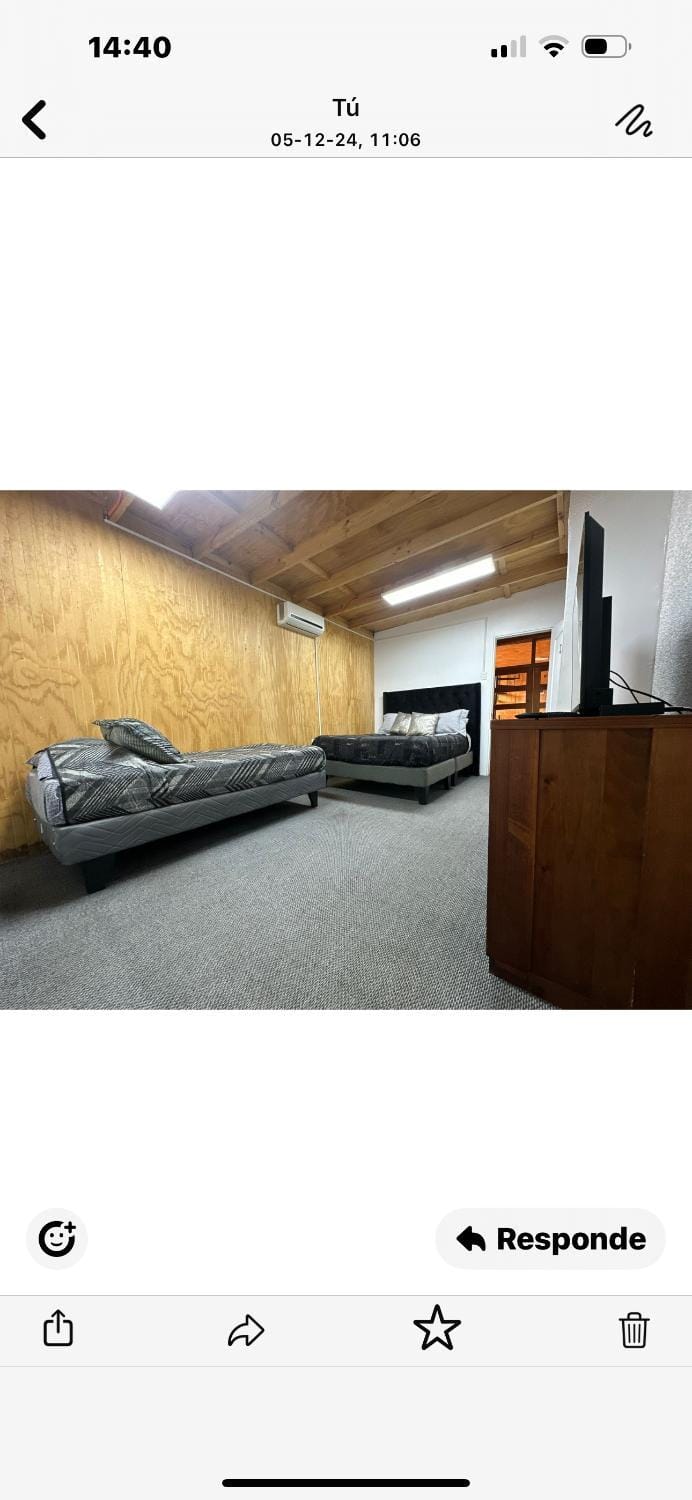 Bed, TV and multimedia