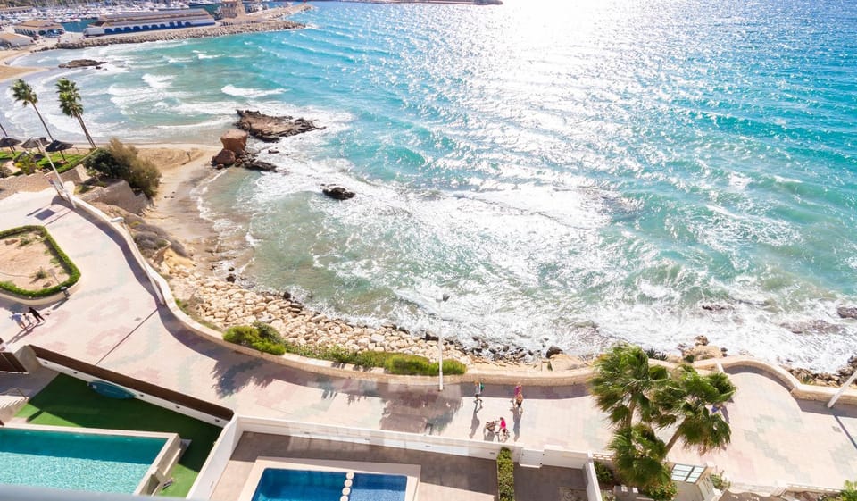 Natural landscape, Pool view, Sea view