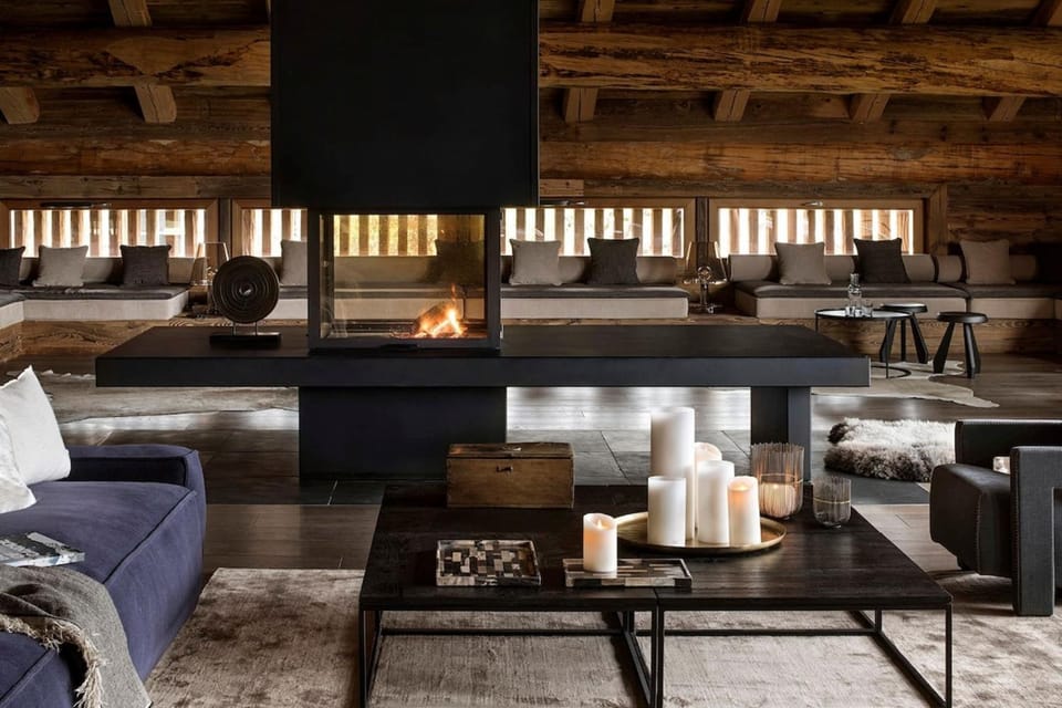 Lodge Les Murailles 800 m of Private Alpine Living Manigod La Clusaz Chalet in Manigod