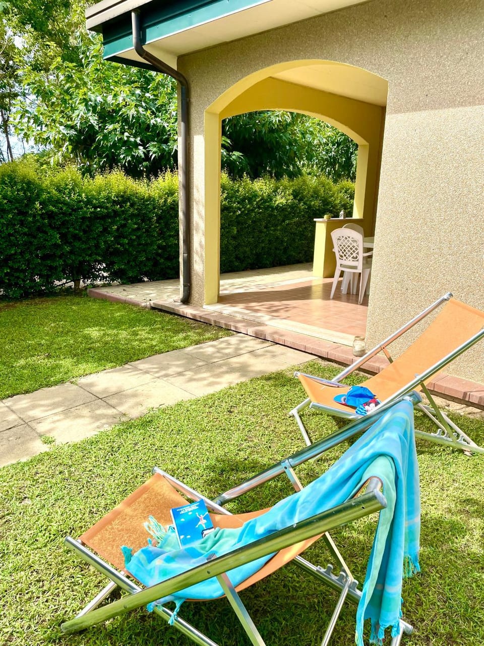 Patio, Garden, Balcony/Terrace, Garden view, sunbed