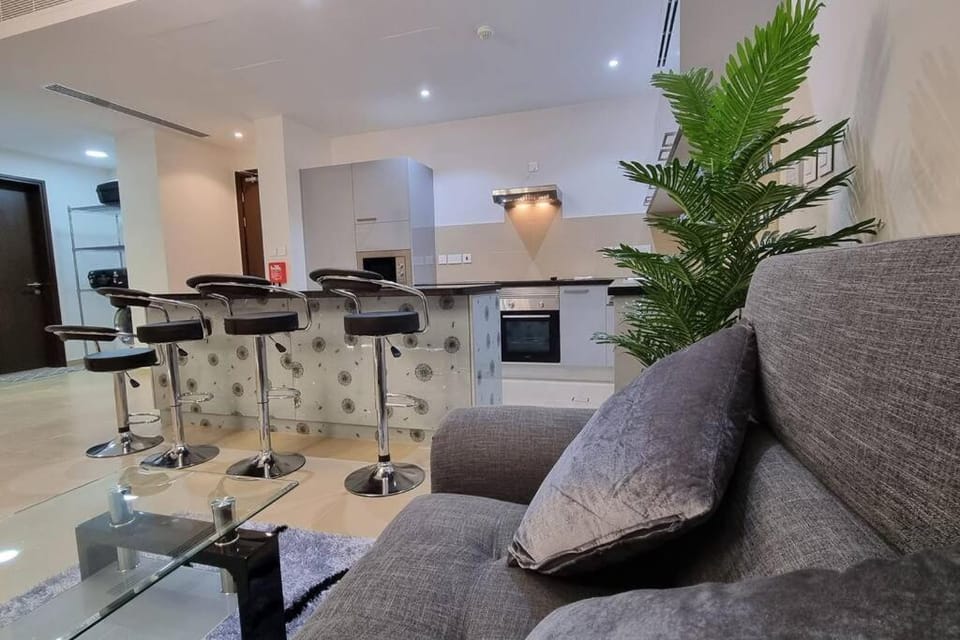 Kitchen or kitchenette, Living room, Dining area