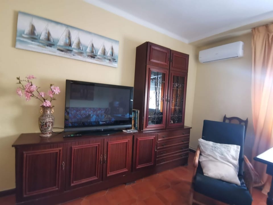 Living room, air conditioner