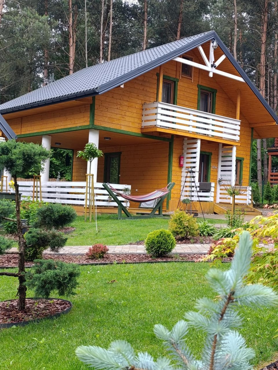 Dom całoroczny Leśny Czar balia, sauna na 12 osób Apartment in Poland