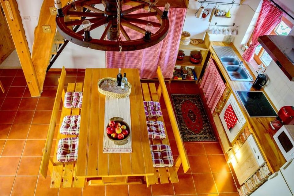 Kitchen or kitchenette, Dining area