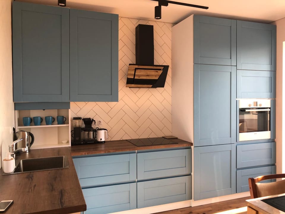 Coffee/tea facilities, Kitchen or kitchenette, dishwasher, stove