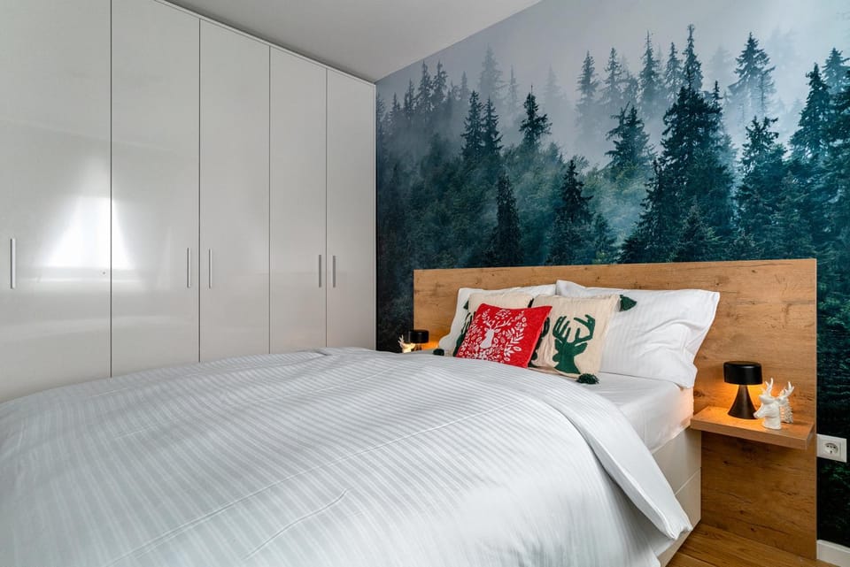Bed, Photo of the whole room, Bedroom, wardrobe