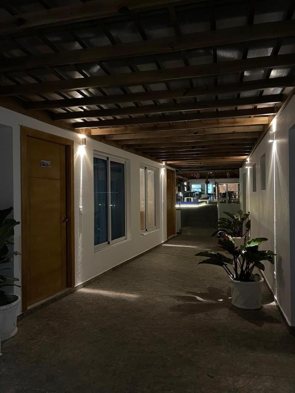 Property building, Patio