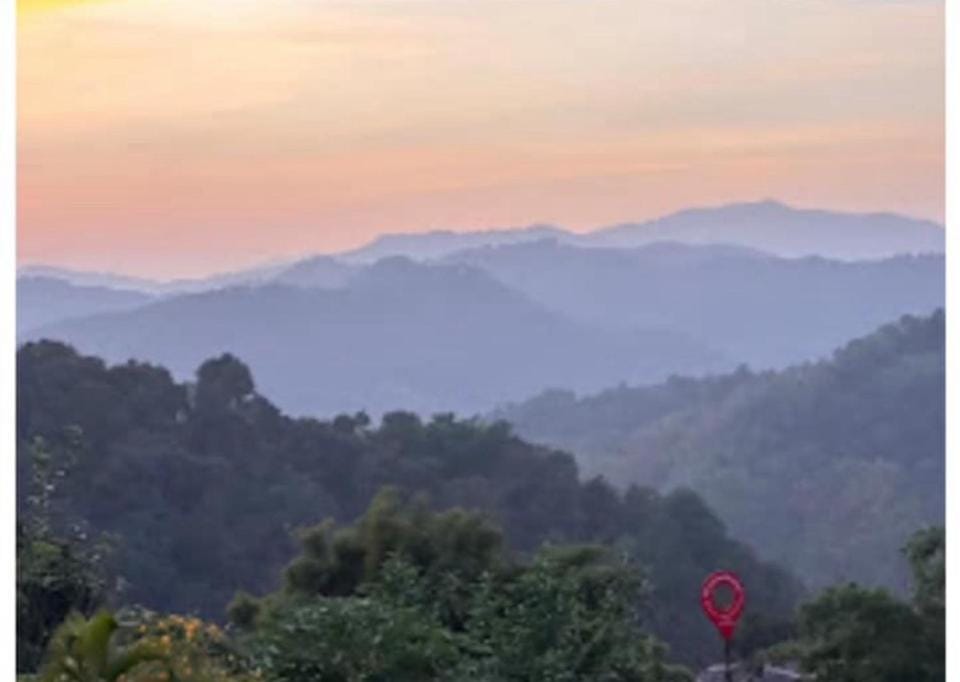 Day, Mountain view, Sunset