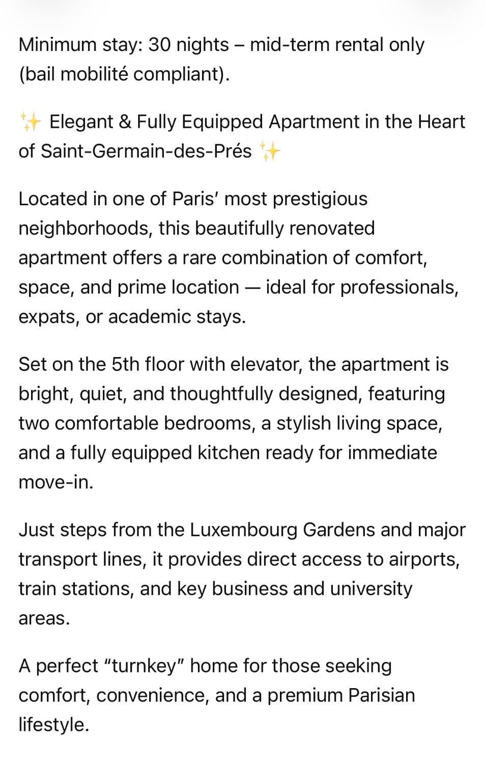 Luxembourg Pantheon Appartement Apartment in Paris