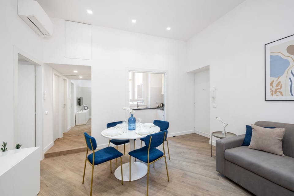 White Flat Cross Apartment in Rome