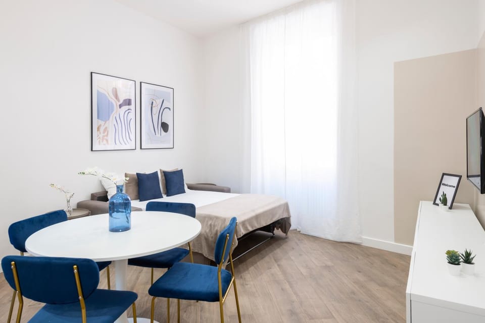 White Flat Cross Apartment in Rome