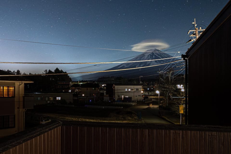 Night, View (from property/room), Mountain view