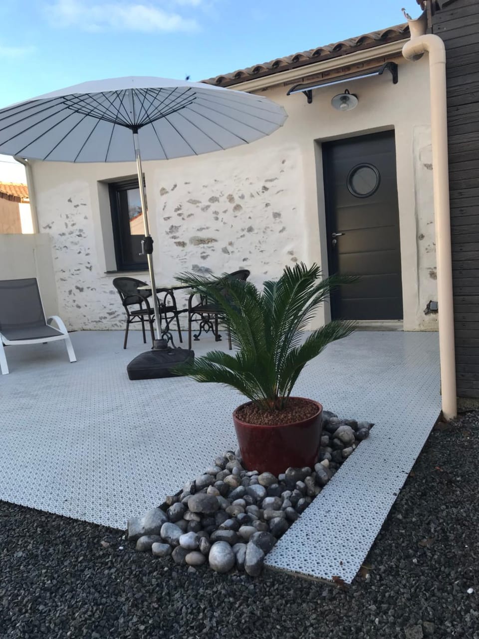 Property building, Patio
