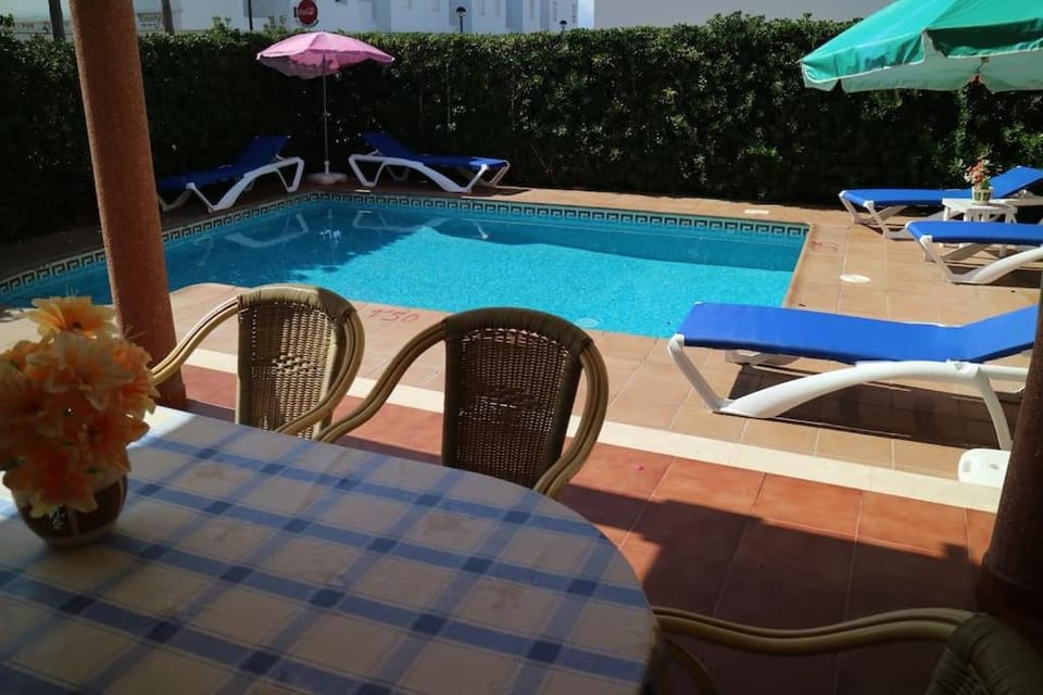 Patio, Day, Pool view, Swimming pool, Swimming pool, sunbed
