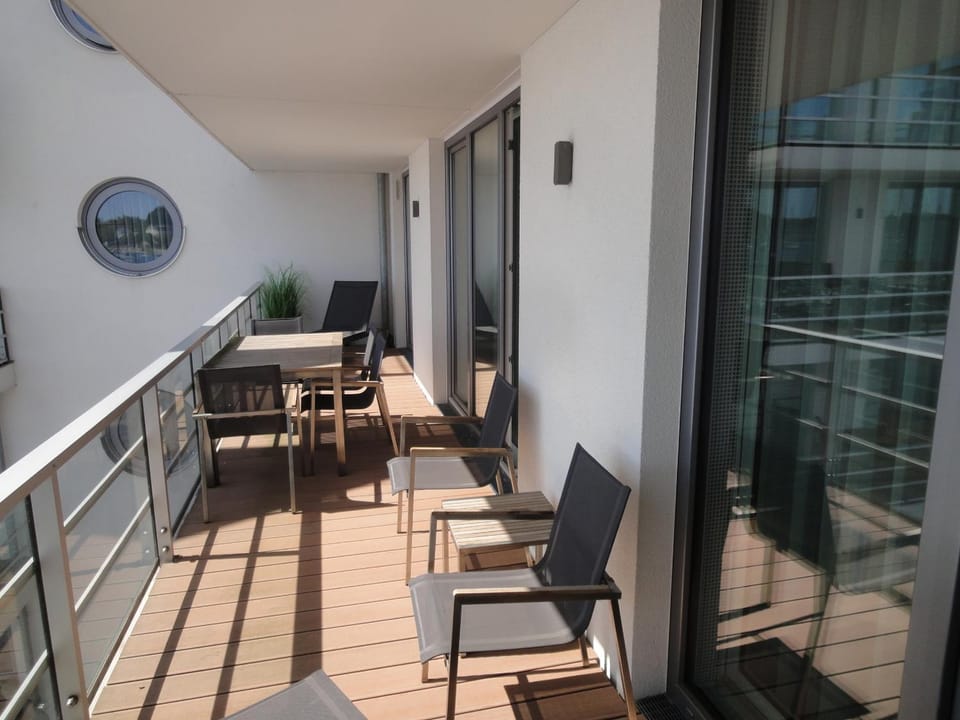 Apartment 22 "Lachende Möwe" mit Sauna, Blickrichtung offene See Apartment in Eckernförde