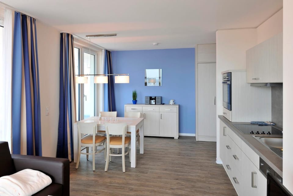 Apartment 14 "Strandläufer", Blickrichtung Offenes MeerStrand Apartment in Eckernförde