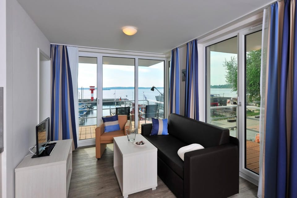 Apartment 14 "Strandläufer", Blickrichtung Offenes MeerStrand Apartment in Eckernförde