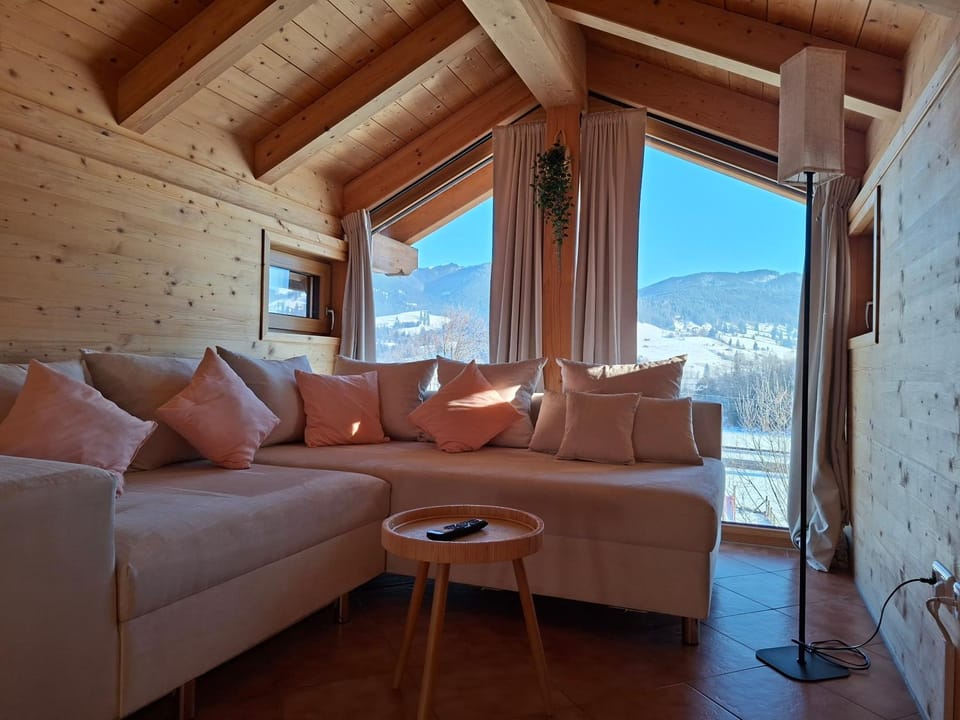 Natural landscape, Seating area, Mountain view