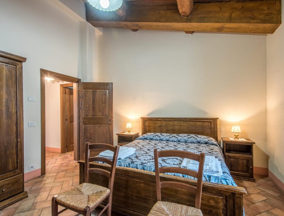 Property building, Living room, Bedroom