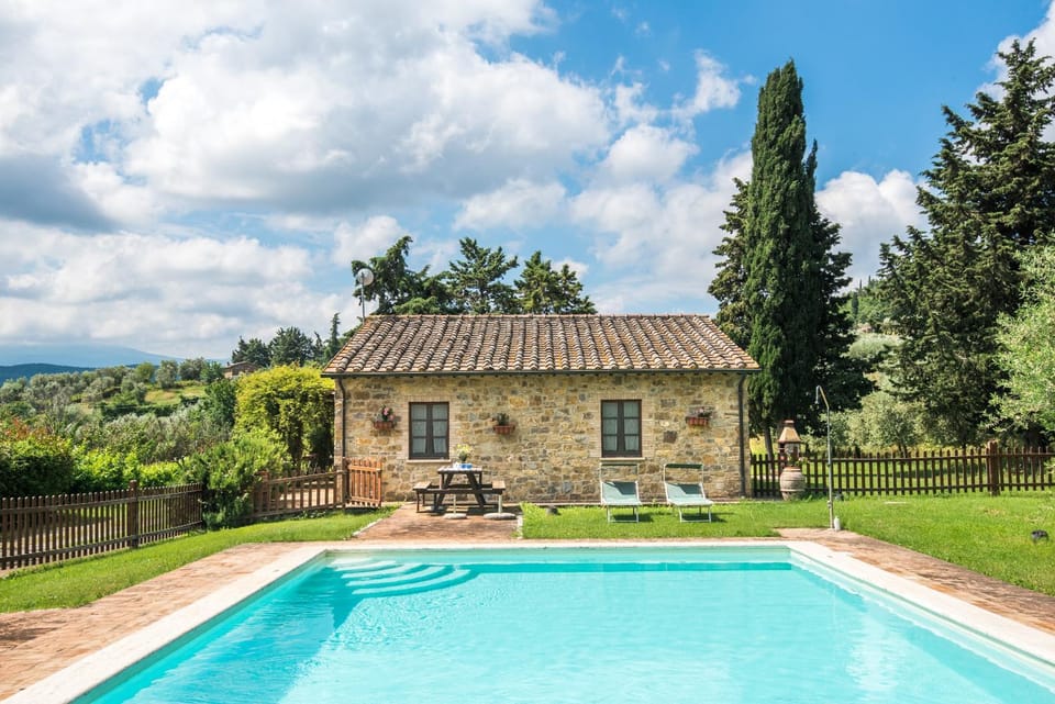 Property building, Living room, Swimming pool