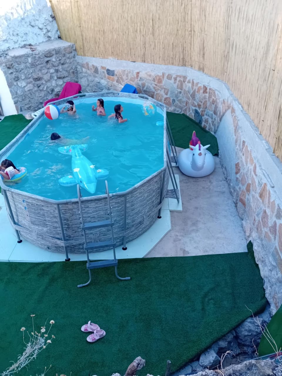 Natural landscape, Pool view, Swimming pool, Swimming pool