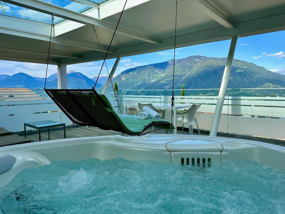 Property building, Living room, Swimming pool