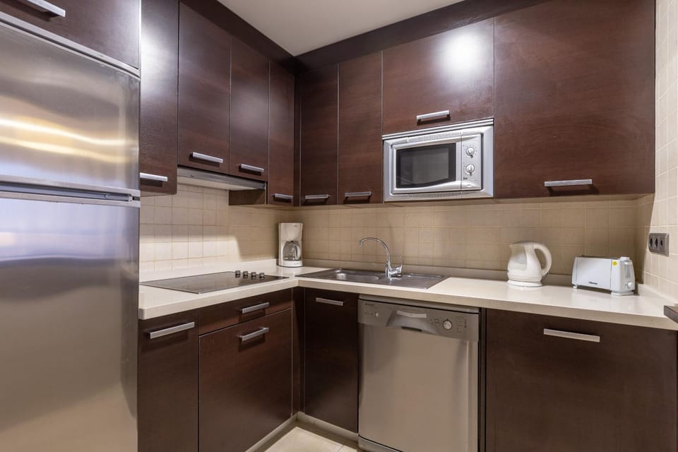 Kitchen or kitchenette, Living room
