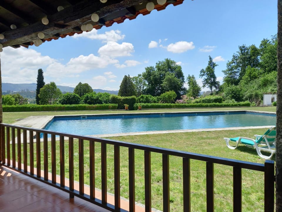 Natural landscape, Pool view, Swimming pool, sunbed