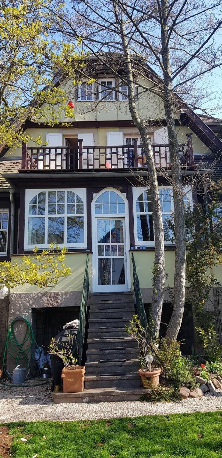 Property building, Garden view