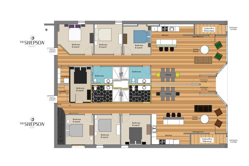 Sleeps18 9Beds 7BR 4BA Swepson Estate House in Louisville