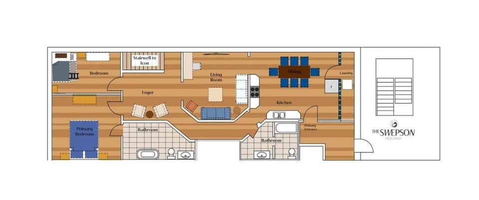 KING Sleep8 4Bed 2BR 2 BA Swepson Hideaway Apartment in Jefferson County