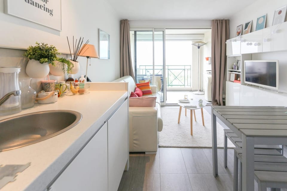 Apartment with AC terrace sea view swimming pool parking -BENAKEY Apartment in Cannes