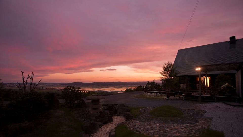 Property building, Sunset