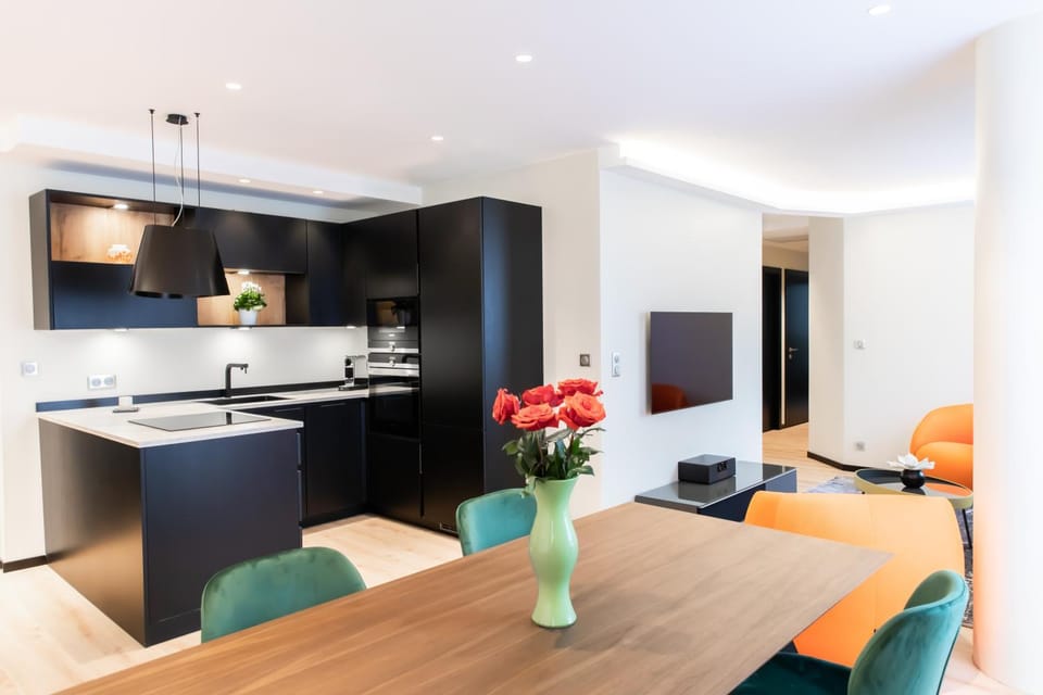 Living room, Dining area, kitchen, air conditioner