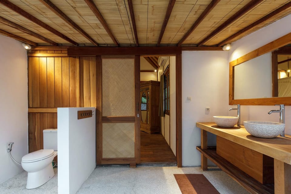 Toilet, Bathroom, Open Air Bath, towels