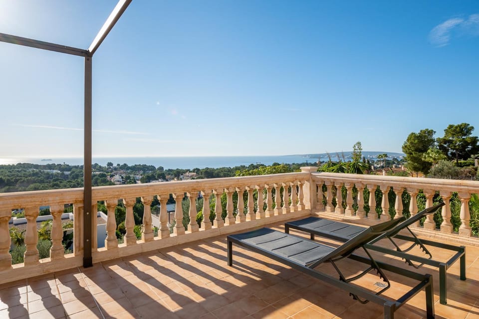 Natural landscape, View (from property/room), Balcony/Terrace, Sea view, sunbed