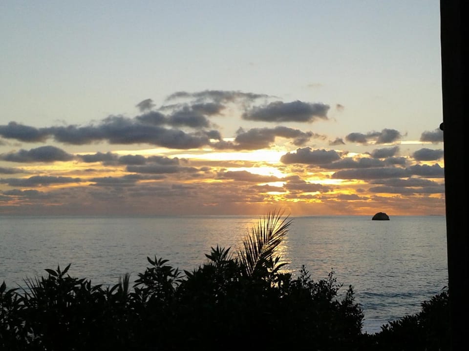 Natural landscape, Sea view, Sunset