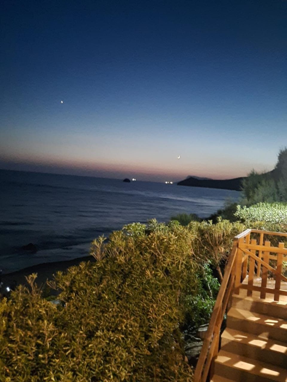 Night, Sea view