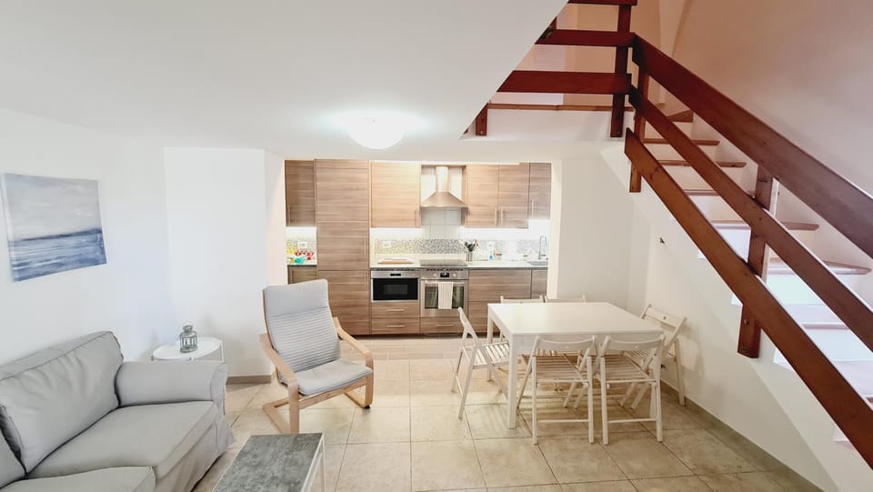 Kitchen or kitchenette, Living room, Dining area