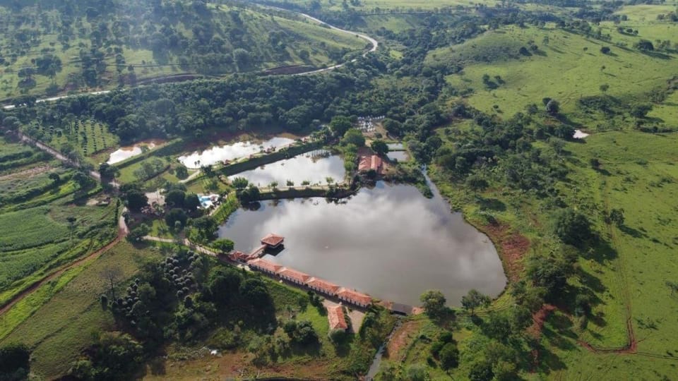 Natural landscape, Bird's eye view, Lake view