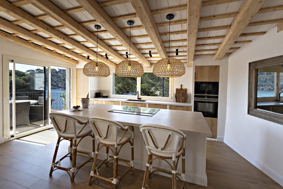 Sea view, kitchen