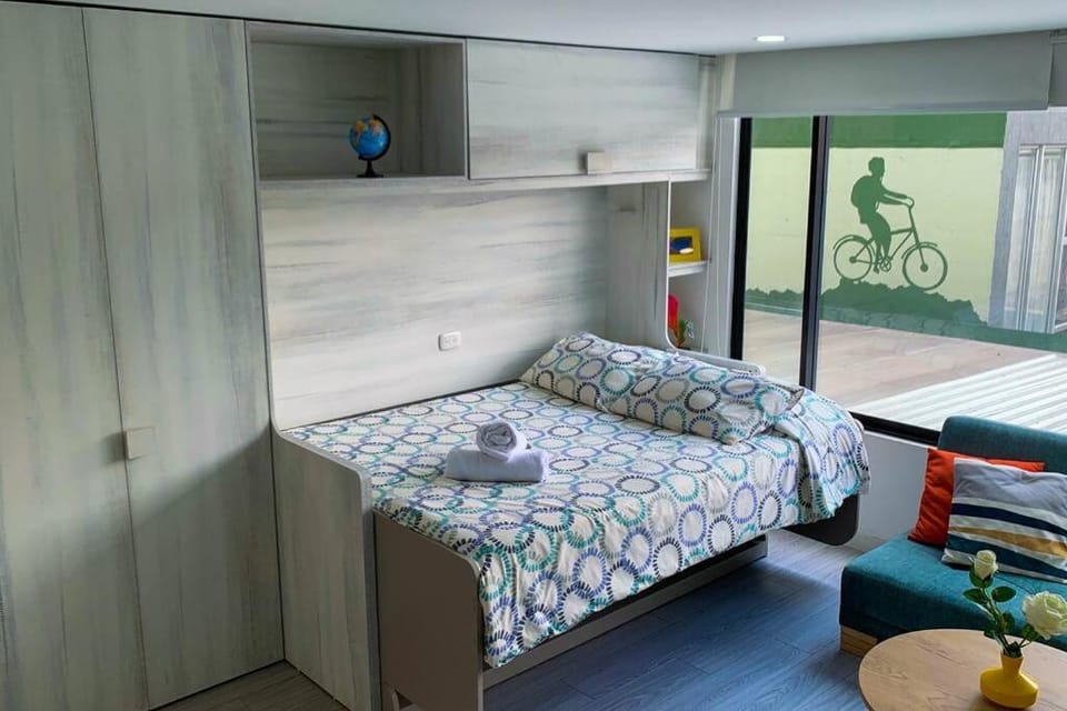 APTOTIV209 - Espectacular aparta estudio tipo loft - Chapinero - Wifi - TV Apartment in Bogota