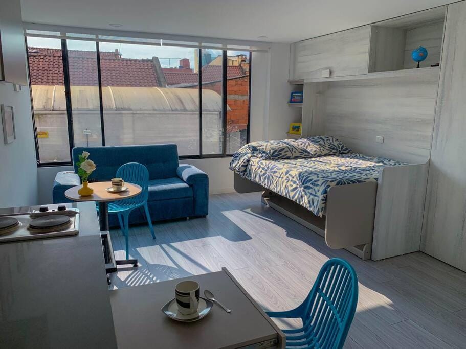 APTOTIV211 - Increíble aparta estudio tipo loft - Chapinero - Wifi - TV Apartment in Bogota